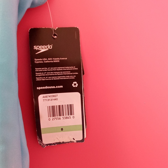 Solid Racerback One Piece Girl's Swimsuit - Picture 6 of 6